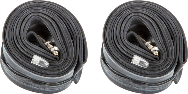 Continental Set de 2 Pneus Souples Grand Prix 5000 28" + Chambres à Air Race 28 - noir/25-622 (700 x 25C) SV 42 mm