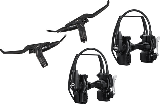 Magura HS 22 Easy Mount v+h Set Felgenbremse - schwarz/Set