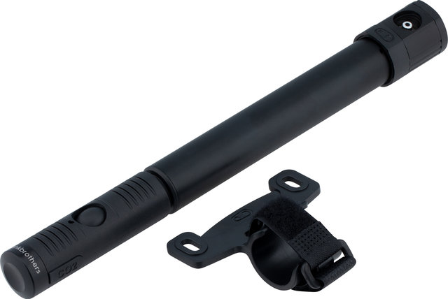 crankbrothers Klic HV Minipumpe mit CO2-Adapter und Manometer - midnight