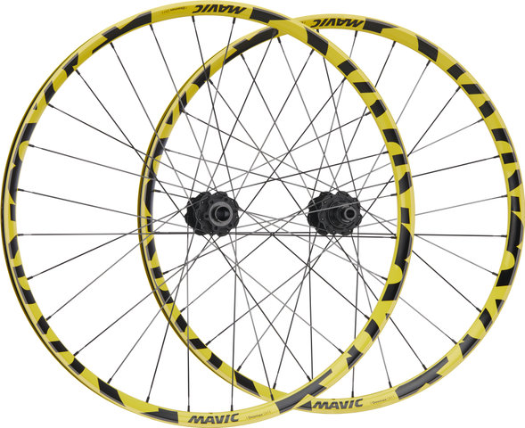 Mavic Set de Roues Deemax DH Yellow Limited Ed. Disc 6 trous 29" / 27,5" - jaune/SRAM XD/Boost/110 mm/29" (avant), 27,5" (arrière)/110 mm/SRAM XD/110 mm/Non Boost/roue avant uniquement