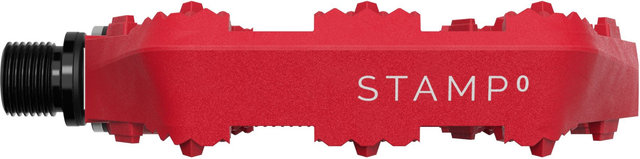 crankbrothers Pedales de plataforma Stamp 0 - bright red/101 /102 /small