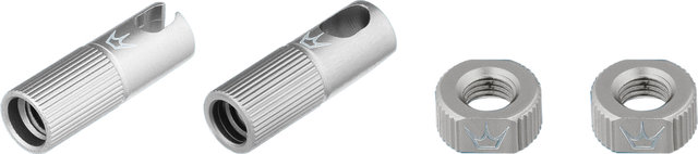 Peaty's Chris King Edition MK2 Tubeless Ventil Ersatzteil-Set - silver/SV
