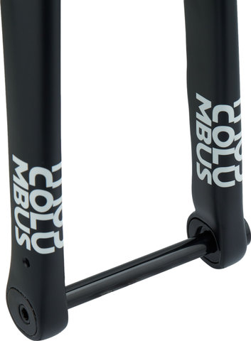 Columbus Futura Gabel Cross - black matt/1 1/8" - 1,5" tapered/28"/12 mm Steckachse/100 mm