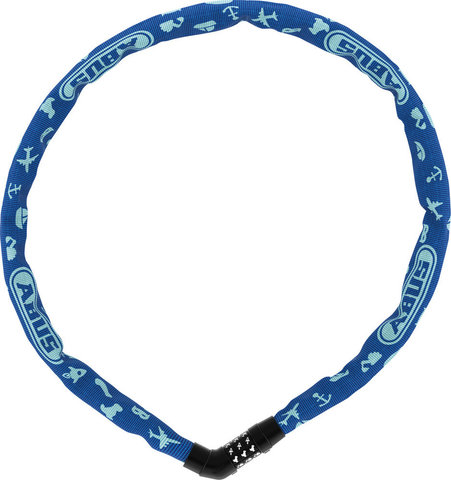 ABUS Steel-O-Chain 4804C Symbols Chain Lock - blue