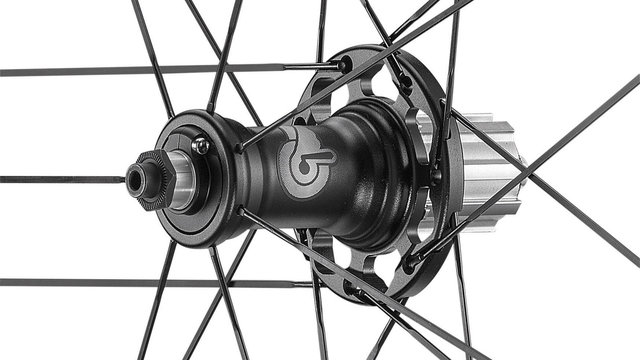 Campagnolo Juego de ruedas Scirocco C17 - black/100 mm/130 mm/28"/Shimano carretera/100 mm/Shimano carretera/100 mm/130 mm