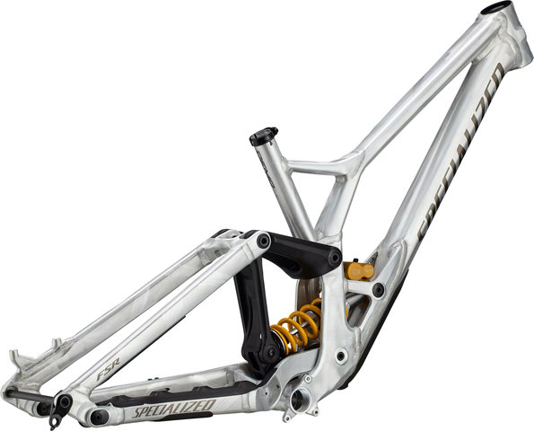 Specialized Demo Race 29" / 27.5" Frame Kit Model 2024 - gloss flake silver-gunmetal-brushed/L