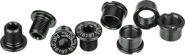 KCNC Kettenblattschraubenset MTB M8 lang - schwarz/universal