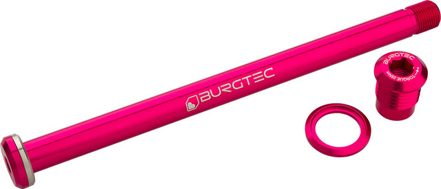 Burgtec Eje pasante trasero para Yeti MTB - toxic barbie pink/148 mm