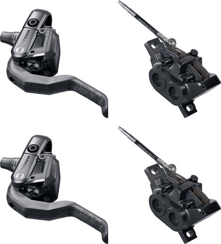 Magura Gustav Elite front and rear set disc brake - black-anthracite | Flip-Flop (non-side-specific) | Set