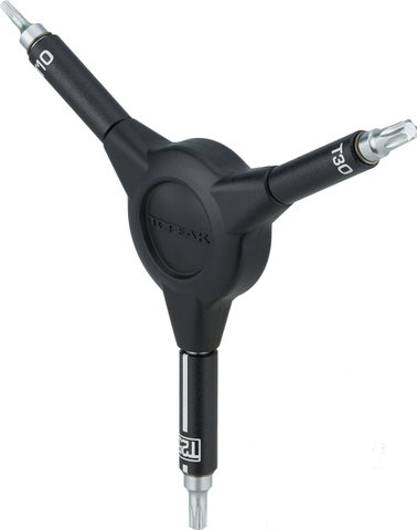 Topeak Clef à 3 Bras en Y Y-Torx Speed Wrench T10 / T25 / T30 - noir
