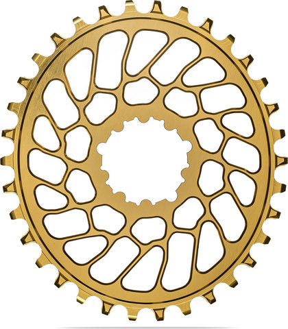 absoluteBLACK Oval Kettenblatt für SRAM Direct Mount 0 mm Offset - gold | 30 Z | 30