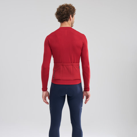 Mavic Aksium Thermo M L/S Trikot - burgundy/M