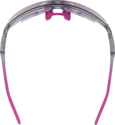 100% Slendale Mirror Sportbrille - polished translucent grey | purple multilayer mirror