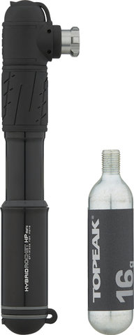 Topeak Mini-pompe HybridRocket HP Mini avec CO2-Inflator - noir