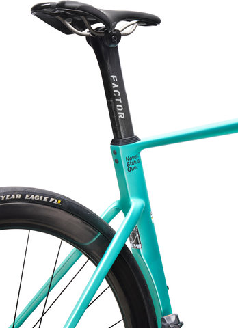 Factor MONZA Ultegra Carbon 28" Rennrad - steel green/28"/M/170,0 mm