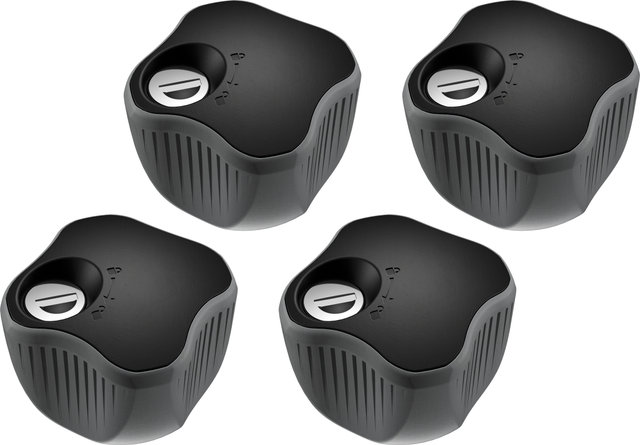 Thule Lockable wing nuts - 4 pieces - black