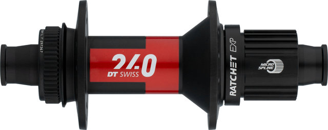 DT Swiss 240 Classic MTB Boost Disc Center Lock HR-Nabe - schwarz/Shimano Micro Spline/28/Shimano Micro Spline