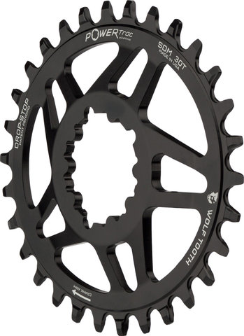 Wolf Tooth Components Elliptical Direct Mount Kettenblatt für SRAM GXP - black/30 Zähne
