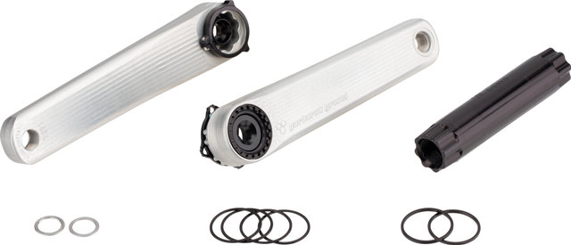 Garbaruk Pédalier Route/Gravel 29mm DUB - silver-black | 165,0 mm