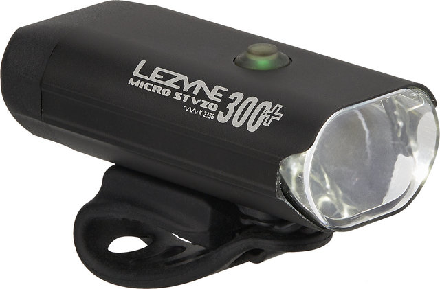 Lezyne Micro 300+ LED Frontlicht mit StVZO-Zulassung - satinschwarz/300