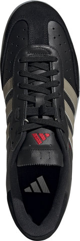 adidas Cycling Velosamba Leather Fahrradschuhe - core black-cyber metallic-pure ruby/41 1/3