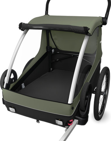 Thule Remolque para niños Courier - vintage green | 20"