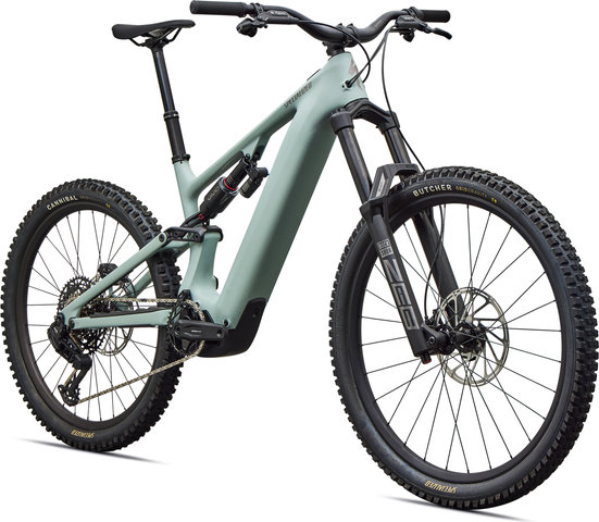 Specialized Vélo électrique tout-terrain Levo 4 EVO Comp Carbon 29"/27,5" - satin agave grey-desert metallic | L | 180 mm | 155,0 mm | 44 mm | 29" (avant), 27,5" (arrière)