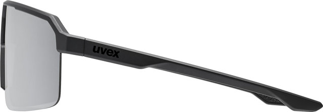uvex ramp sports glasses - black matte | mirror silver