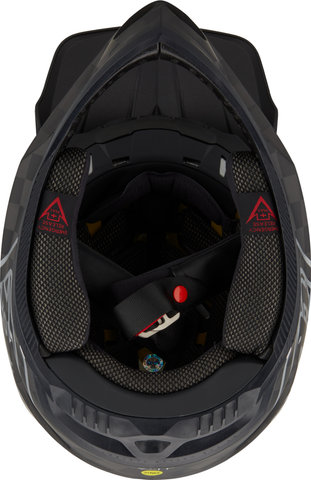 Troy Lee Designs Casque D4 Carbon MIPS - stealth black-silver/58 - 59 cm