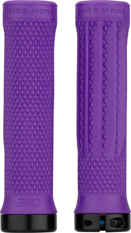OneUp Components Lock-On Lenkergriffe - purple/136 mm