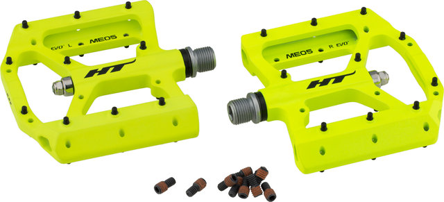 HT EVO-MAG ME05 Platform Pedal - neon yellow