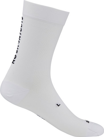 Scott Chaussettes Performance No Shortcuts Crew - white-black/42 - 44