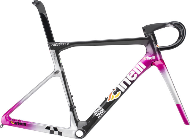 Cinelli Conjunto de cuadro Pressure II Team Edition 2025 - team edition/45 /1 1/8" - 1,5" tapered/M
