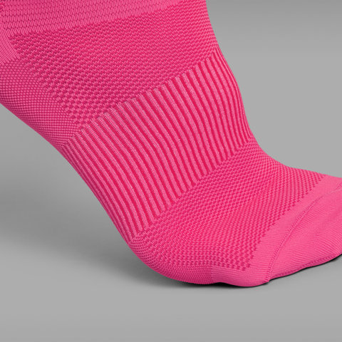 GripGrab Lightweight Airflow Socken - pink hi-vis/41 - 44