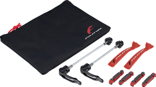 Fulcrum Set de Roues Wind 40C C17 - noir/Set de 28" (avant 9x100 + arrière 10x130) Shimano