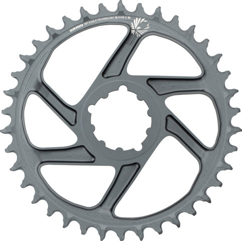 SRAM Plato X-Sync 2 SL Direct Mount 3 mm para SRAM Eagle Boost - lunar grey/38 dientes