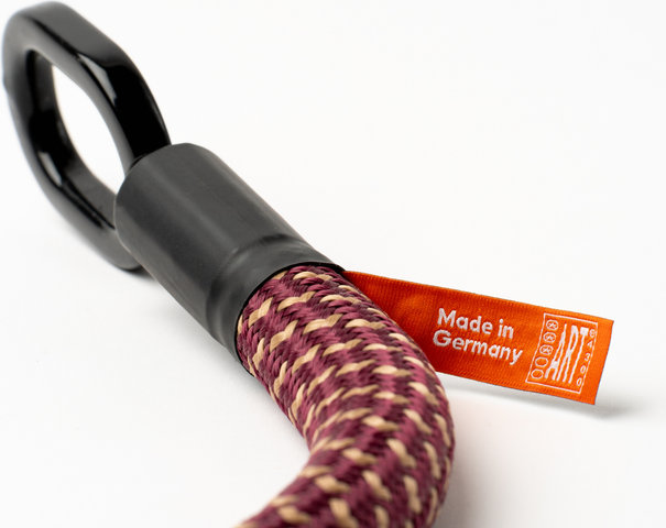 tex-lock Eyelet chain lock + D-lock shackle lock - chateau red
