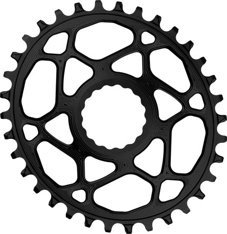 absoluteBLACK Plato Oval para Race Face Cinch 6 mm Offset - black/34 
