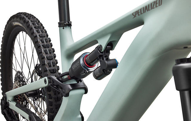 Specialized Vélo électrique tout-terrain Levo 4 EVO Comp Carbon 29"/27,5" - satin agave grey-desert metallic | L | 180 mm | 155,0 mm | 44 mm | 29" (avant), 27,5" (arrière)