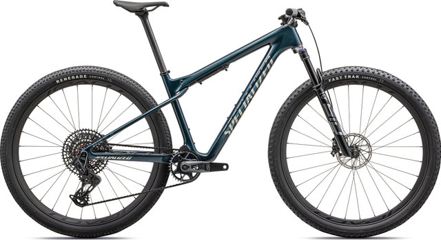 Specialized Bici de montaña Epic World Cup Pro Carbon 29" - gloss deep lake metallic-chrome/110 /29"/L