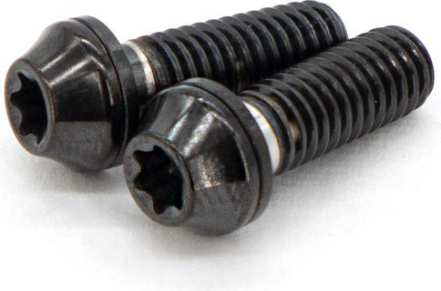 77designz Boulon de fixation de frein Ti M6x18 T25 - black | 18 mm