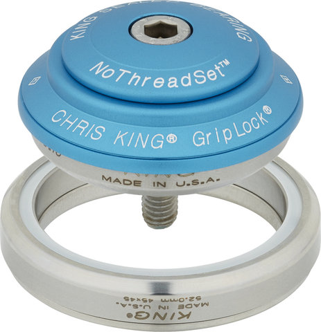Chris King DropSet 2 IS42/28.6 - IS52/40 GripLock Headset - matte turquoise/1 1/8" - 1,5" tapered/IS42/28,6 - IS52/40