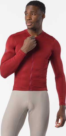 Castelli Espresso 2 L/S Jersey - garnet | M