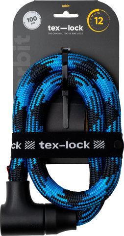 tex-lock orbit chain lock - morpho blue | 100 cm