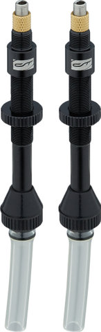CONTEC Válvula Tubeless FastAir TL Road - 2 unidades - negro/SV 55 mm