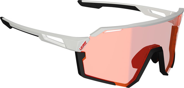 Leatt RideViz Pro Sportbrille - black-white red | red