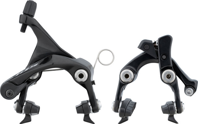Shimano 105 v+h Set Felgenbremse BR-R7010 für Direktmontage - silky black/Satz (VR + HR)