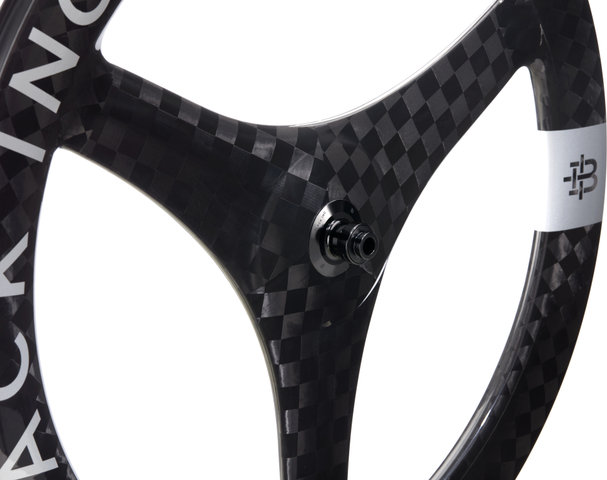 Black Inc Three Carbon 28" front wheel - black/front wheel only/28"/100 mm