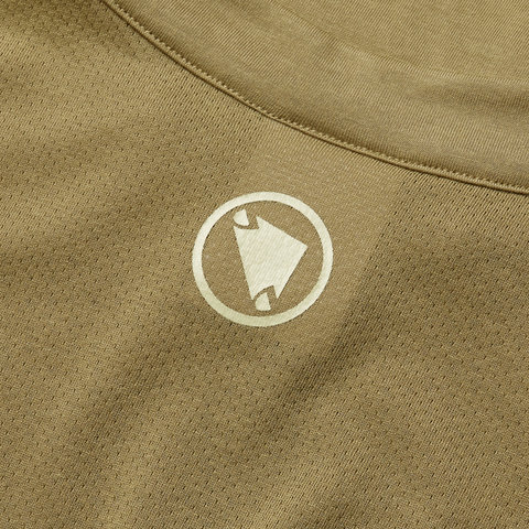 Endura Loop S/S Zipped Trikot - tweed green/M