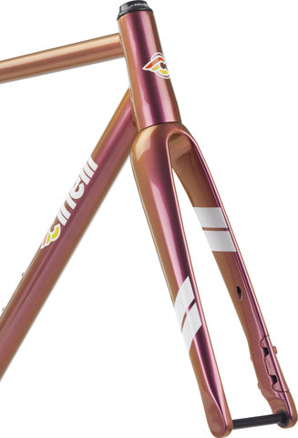 Cinelli Nemo TIG Road Disc II Frame Kit - gold-pink/1 1/8" - 1,5" tapered/M/45 mm